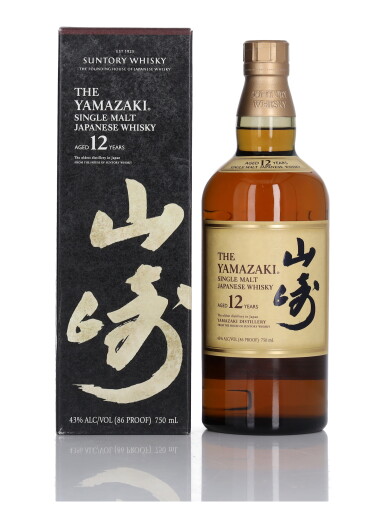 View full screen - View 1 of Lot 71. The Yamazaki 12 Year Old 43.0 abv NV (1 Bottle 75cl).