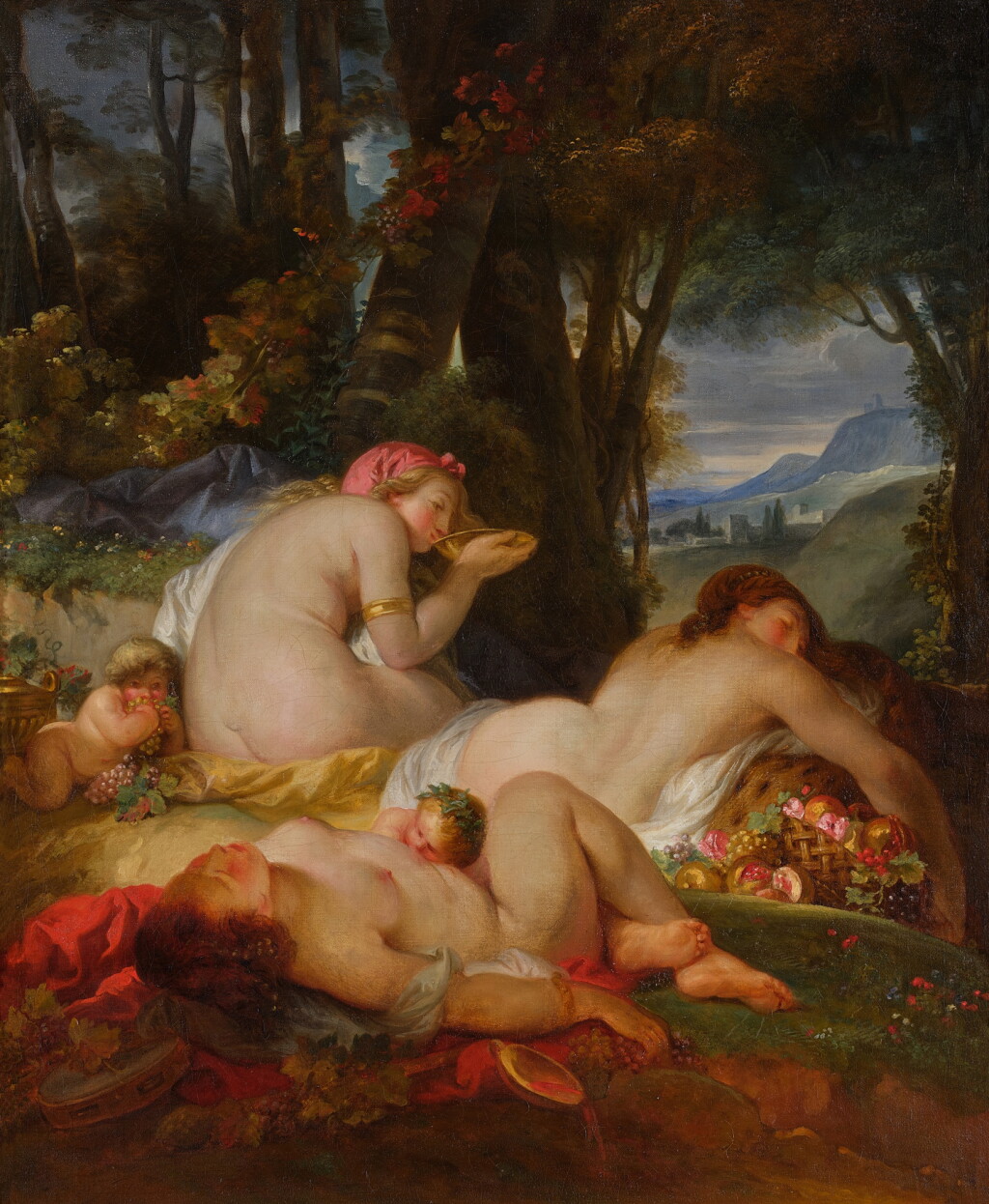 View full screen - View 1 of Lot 508. Sleeping Bacchantes.