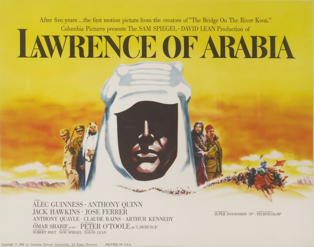 View full screen - View 1 of Lot 195. LAWRENCE OF ARABIA (1962) TITLE CARD, US.