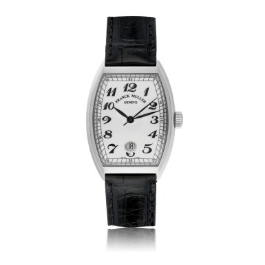 View full screen - View 1 of Lot 67. FRANCK MULLER | REF 7851 SC DT VIN VINTAGE, A STAINLESS STEEL TONNEAU FORM AUTOMATIC WRISTWATCH WITH DATE CIRCA 2005.