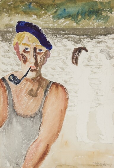 View full screen - View 1 of Lot 223. Man with Pipe.