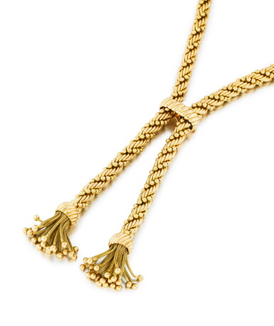 View full screen - View 1 of Lot 398. Collier or | Gold necklace.