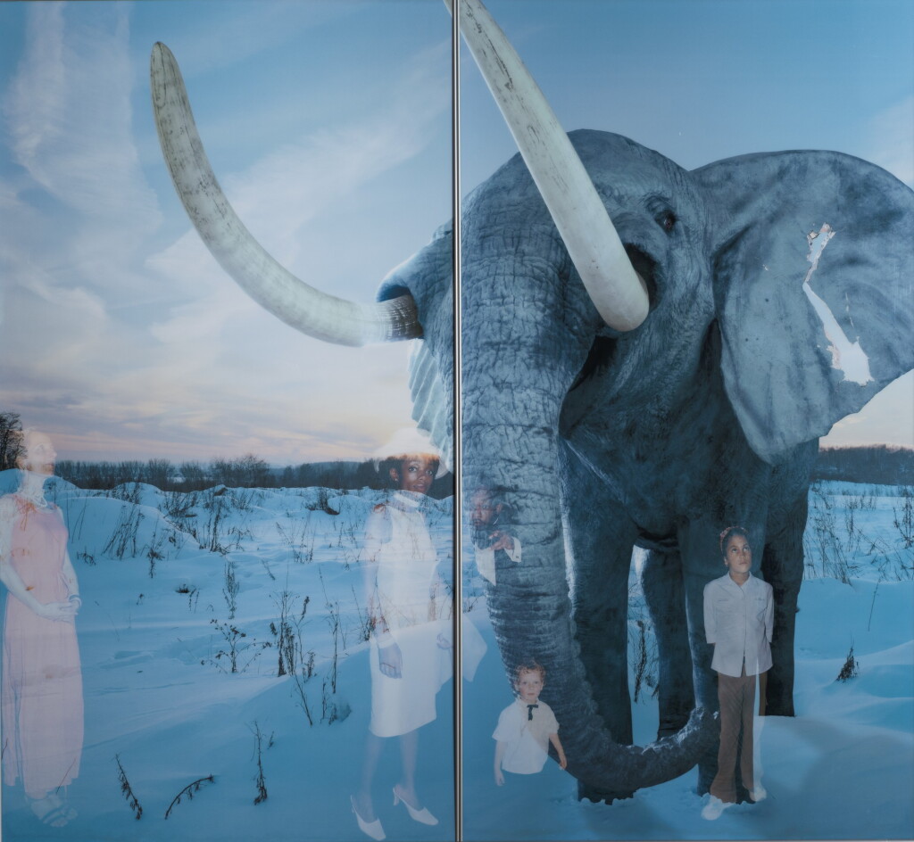 View full screen - View 1 of Lot 141. OLEG KULIK | ELEPHANT, FROM THE WINDOWS SERIES.