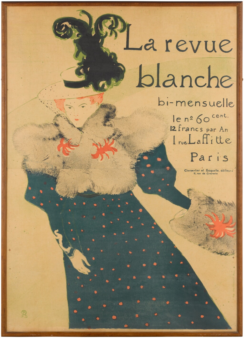 View full screen - View 1 of Lot 137. La Revue Blanche (Wittrock P16; Delteil 355; Adriani 130).