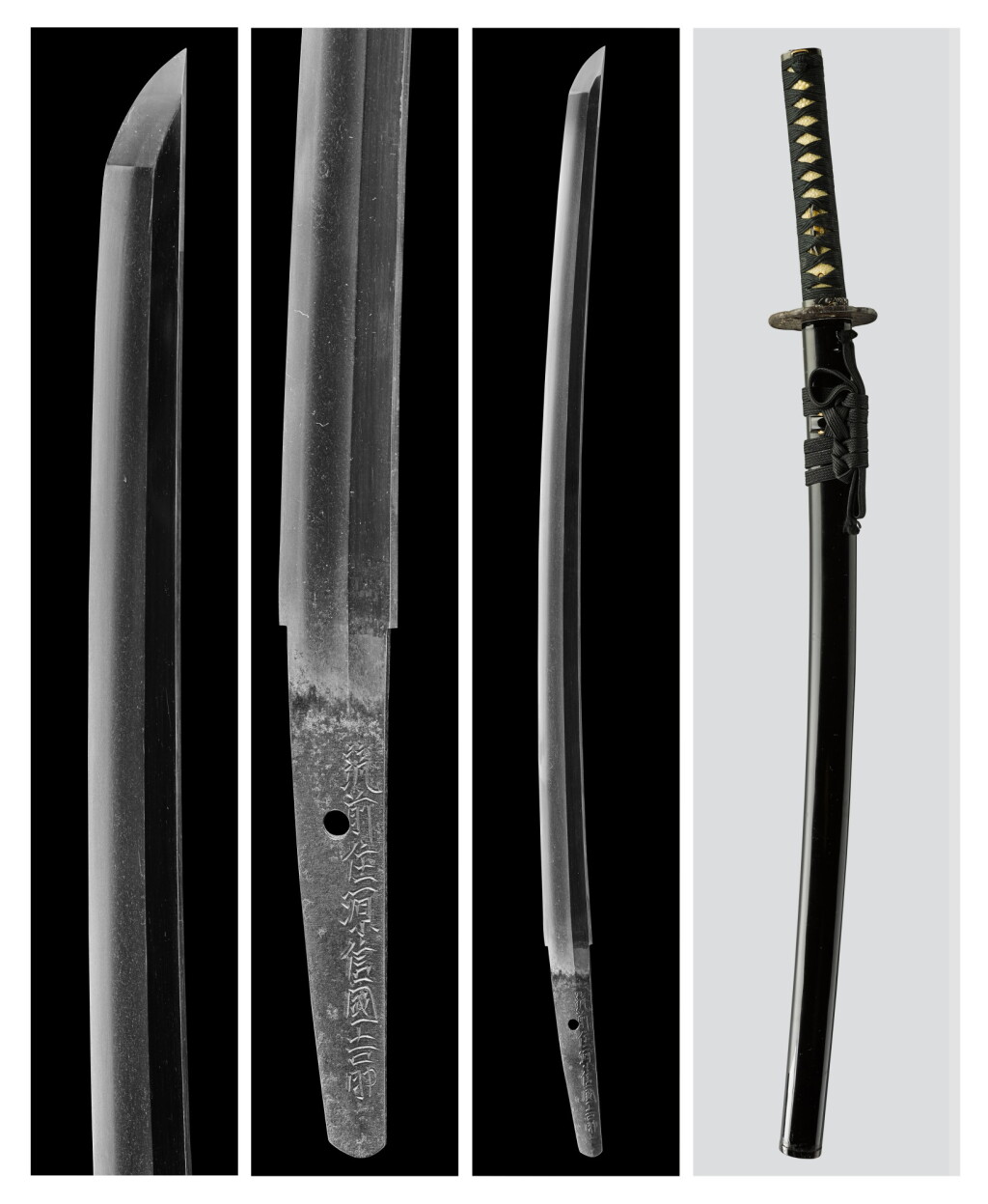 View full screen - View 1 of Lot 89. A wakizashi | Signed Chikuzen ju Minamoto Nobukuni Yoshisuke (Minamoto Nobukuni Yoshisuke, a resident of Chikuzen Province) | Edo period, 17th century.