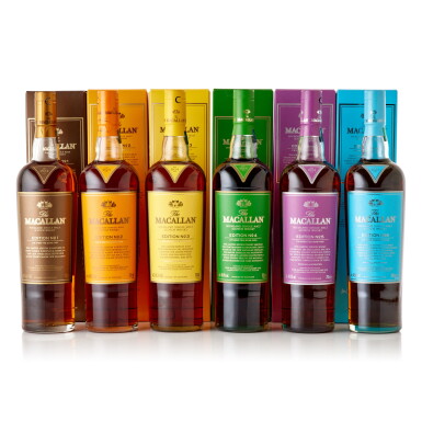View full screen - View 1 of Lot 2743. The Macallan Edition No. 1 - 6 NV (6 BT70).