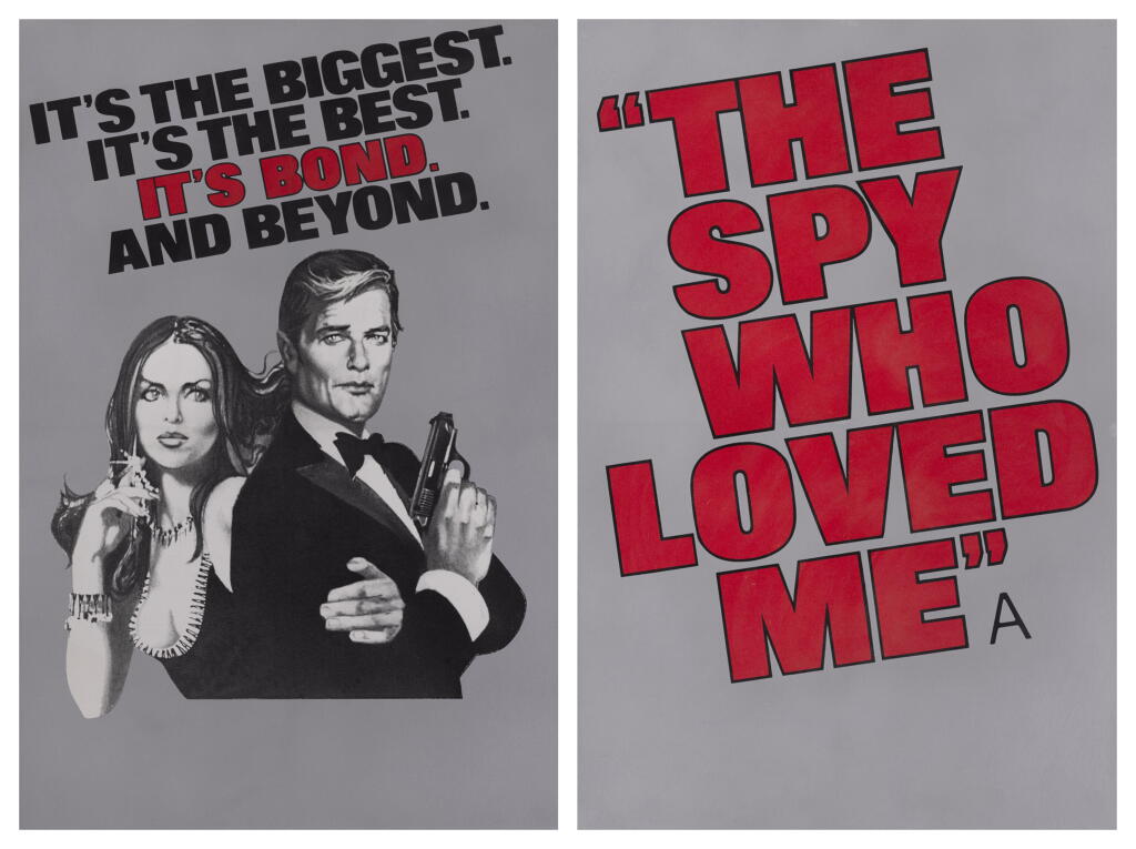 View full screen - View 1 of Lot 123. THE SPY WHO LOVED ME (1977) TWO POSTERS, BRITISH .