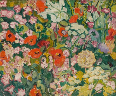 View full screen - View 1 of Lot 38. Parterre de fleurs.