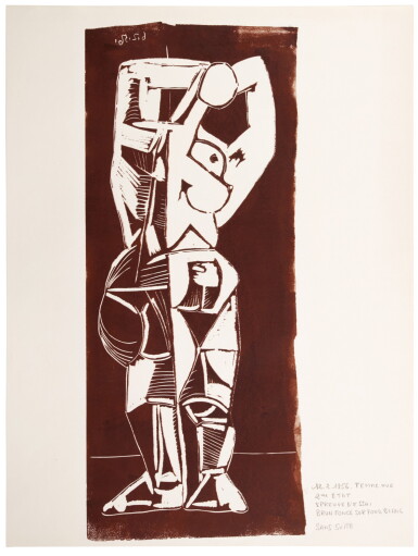 View full screen - View 1 of Lot 189. PABLO PICASSO | GRAND NU DEBOUT (BA. 1035).