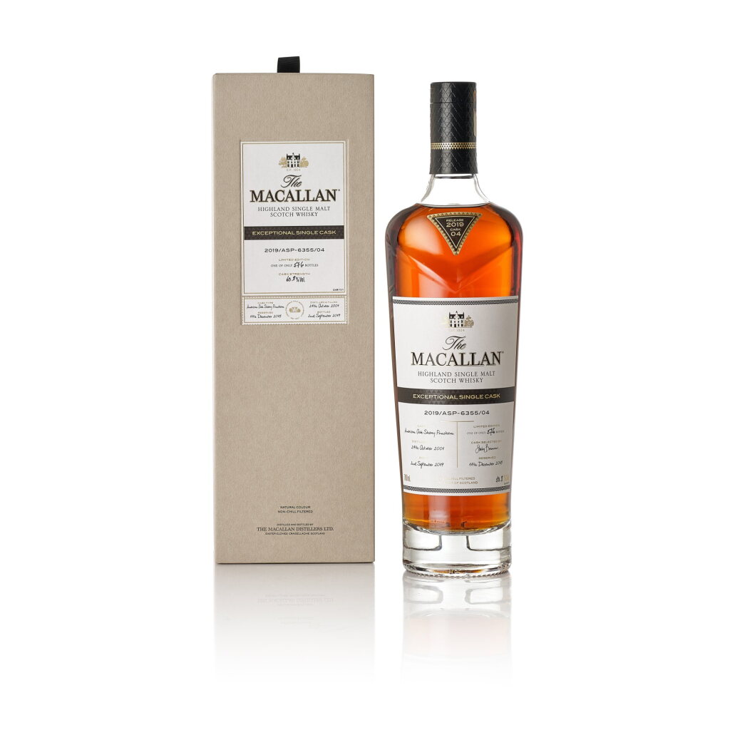 View full screen - View 1 of Lot 7107. The Macallan Exceptional Single Cask 2019/ASP-6355/04 50.8 abv 2001 (1 BT70).