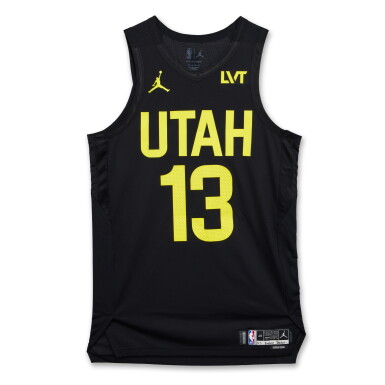 View full screen - View 1 of Lot 176. Isaiah Collier ‘Rookie Debut’ Utah Jazz 2024-2025 Game Worn Statement Edition Jersey.