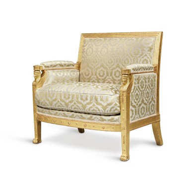 View full screen - View 1 of Lot 1103. An Empire Giltwood Marquise, Circa 1805.