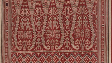 View full screen - View 1 of Lot 46. Pua kumbu, Iban, Sarawak, Bornéo, Indonésie, début du XXème siècle | Iban pua kumbu, Sarawak, Borneo, Indonesia, early XXth century.