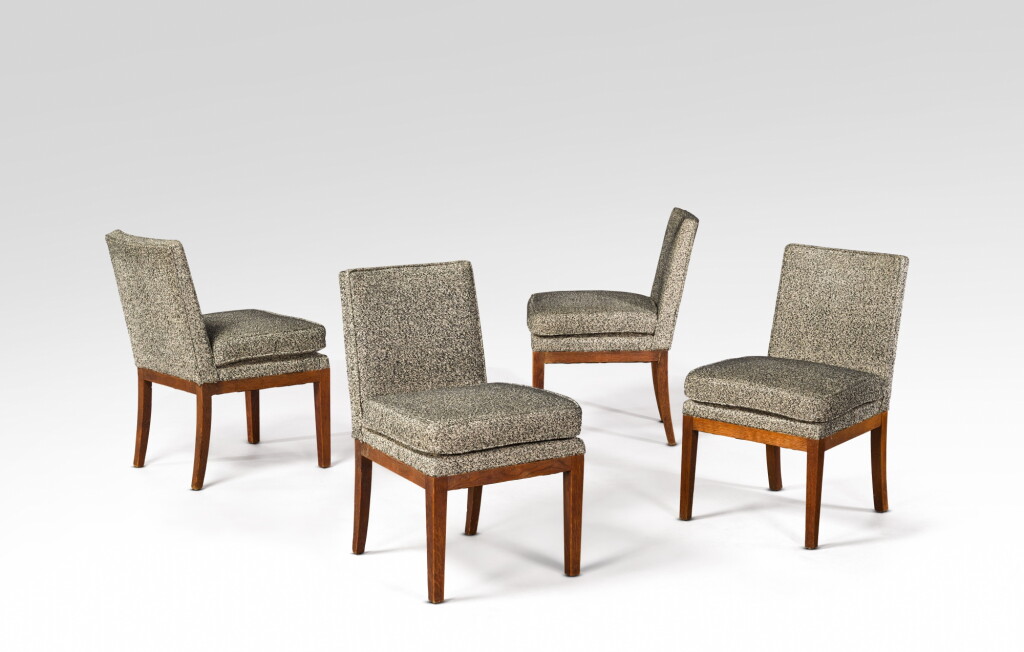 View full screen - View 1 of Lot 47. Set of four chairs, circa 1934.
