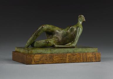 View full screen - View 1 of Lot 15. HENRY MOORE | RECLINING NUDE: CROSSED FEET.