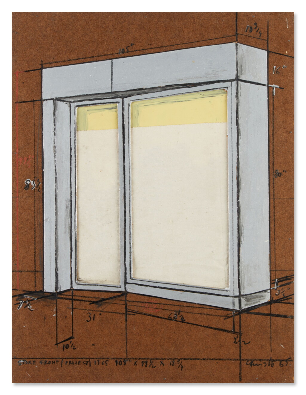 View full screen - View 1 of Lot 689. Store Front (Project).