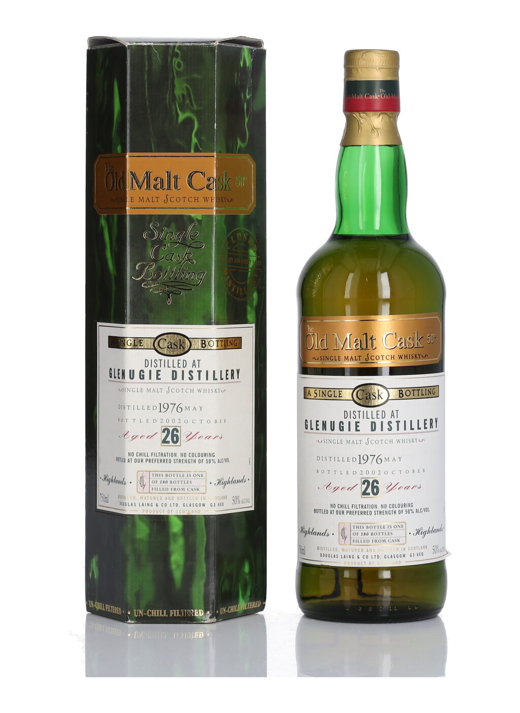 View full screen - View 1 of Lot 198. Glenugie Douglas Laing Old Malt Cask 26 Year Old 50.0 abv 1976 (1 BT 75cl).