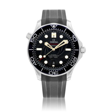View full screen - View 1 of Lot 8241. Seamaster "James Bond" Diver 300m, Reference 210.22.42.20.01.004 | A limited edition stainless steel wristwatch with date, Circa 2019 | 歐米茄 | 海馬系列 “占士邦” 潛水 300 米 型號210.22.42.20.01.004 | 限量版精鋼腕錶,備日期顯示,約2019年製.