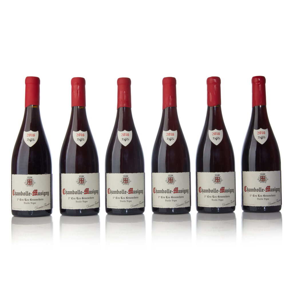 View full screen - View 1 of Lot 1266. Chambolle Musigny, Les Gruenchers, Vieilles Vignes 2016 Domaine Fourrier (6 BT).
