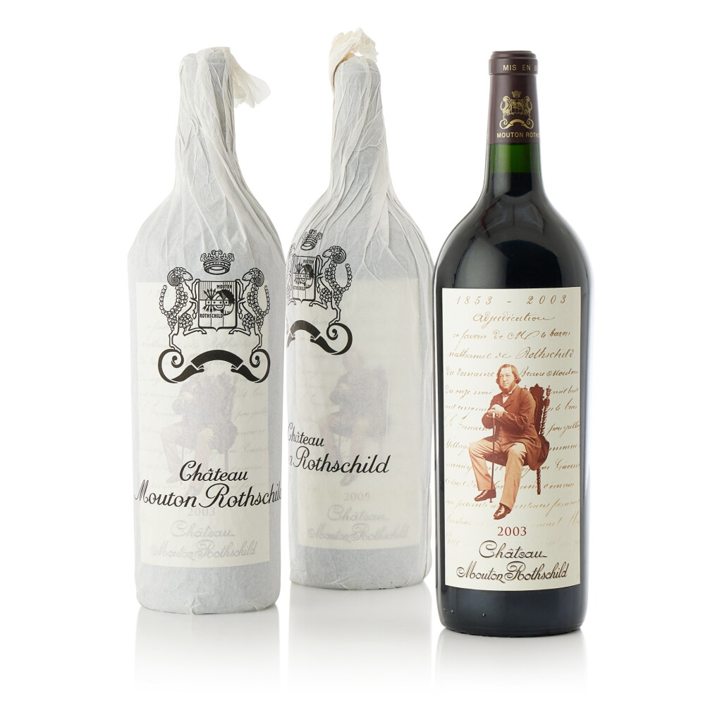 View full screen - View 1 of Lot 7130. Château Mouton Rothschild 2003 (6 MAG).