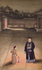 郎世寧(款) 早朝圖 | Attributed to Giuseppe Castiglione, Leaving for the Morning Court