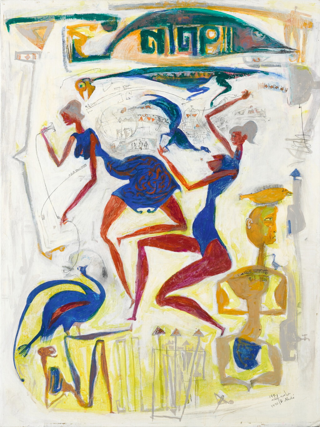 View full screen - View 1 of Lot 16. Untitled (The Singers).