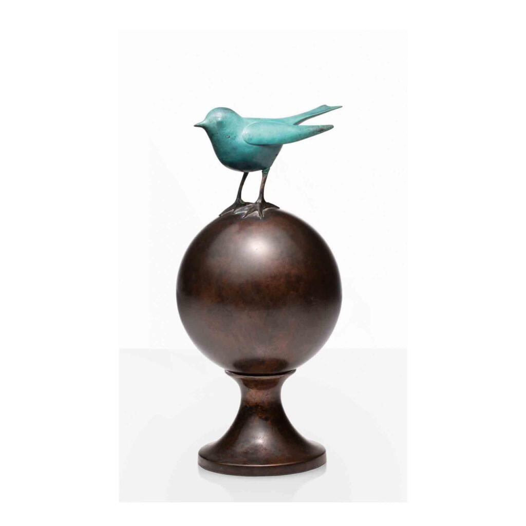 View full screen - View 1 of Lot 134. Oiseau Bleu.
