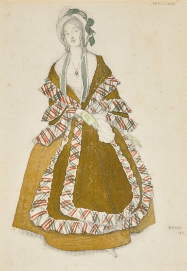 View full screen - View 1 of Lot 118. An Elegant Lady in the Ballet Les Papillons.