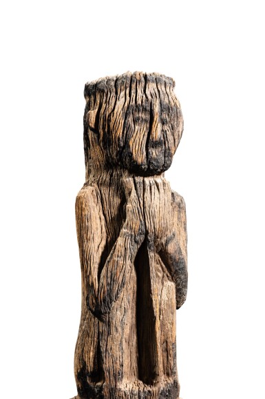 View full screen - View 1 of Lot 8. Statue hampatong, Dayak, Kalimantan, Bornéo, Indonésie | Hampatong Dayak Figure, Kalimantan, Borneo, Indonesia.