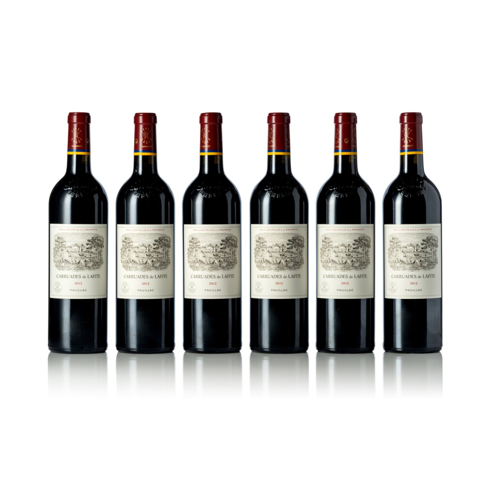 View full screen - View 1 of Lot 40. Carruades de Lafite 2012 (6 BT).