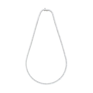 View full screen - View 1 of Lot 868. Collier diamants | Diamond necklace.