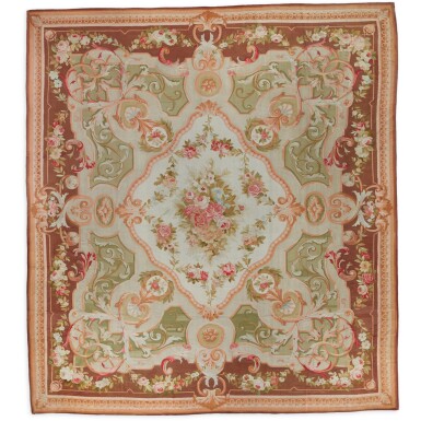 View full screen - View 1 of Lot 64. An Aubusson carpet.