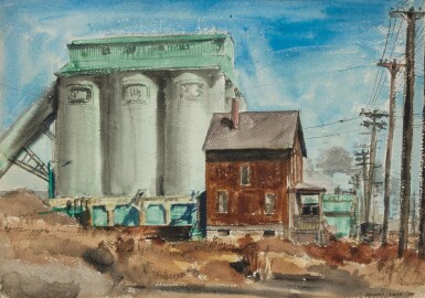 View full screen - View 1 of Lot 297. Grain Elevator.