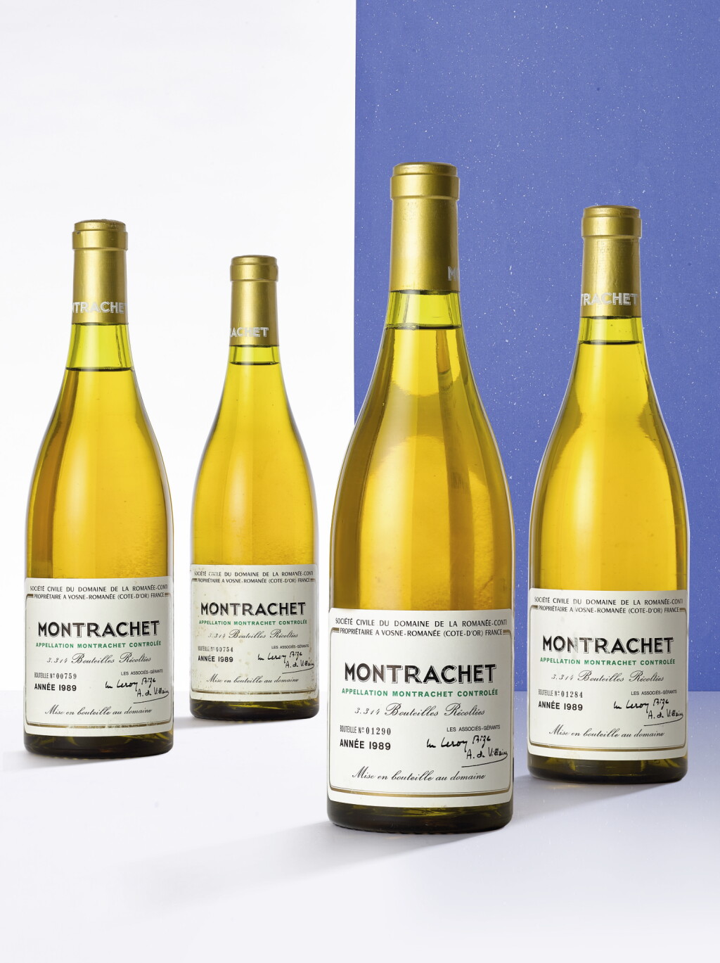View full screen - View 1 of Lot 5128. Montrachet 1989 Domaine de la Romanée-Conti (4 BT).