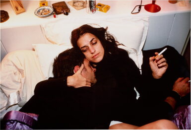View full screen - View 1 of Lot 19. Joana and Aurele embracing, Sag Harbor.