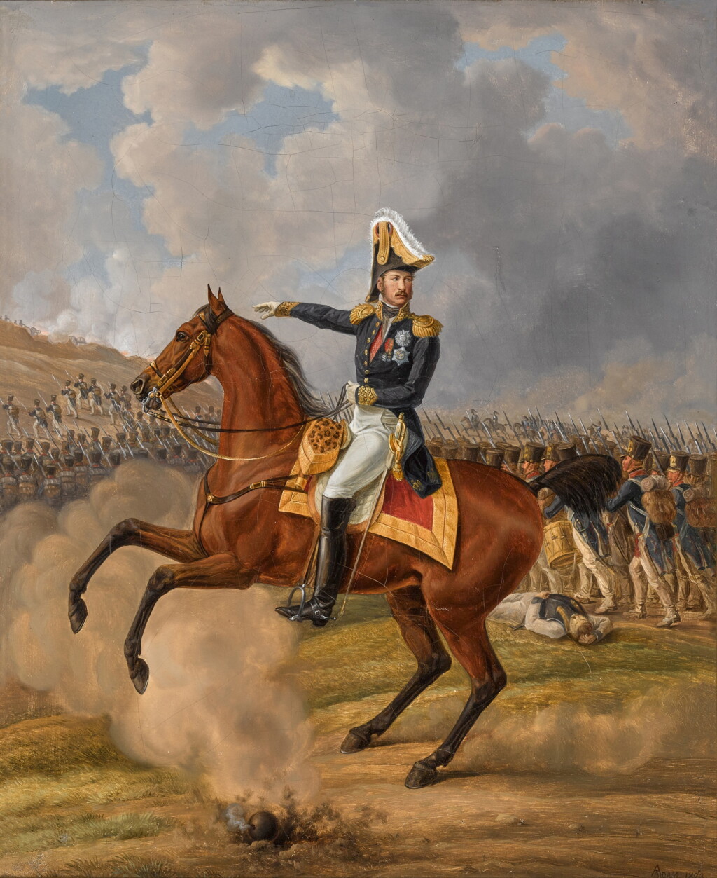 View full screen - View 1 of Lot 333. Eugène Rose de Beauharnais in Battle.
