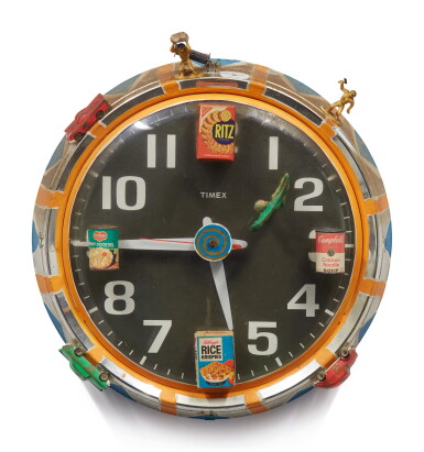 View full screen - View 1 of Lot 1001. KENNY SCHARF | UNTITLED (WALL CLOCK).