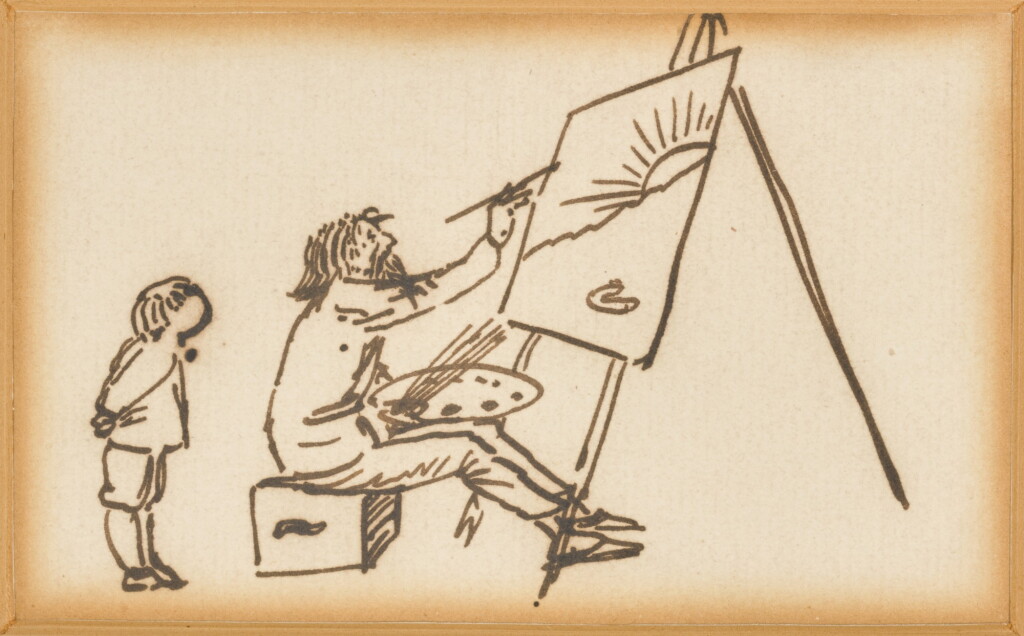 View full screen - View 1 of Lot 17. A Self Caricature.
