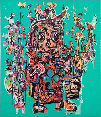 View full screen - View 1 of Lot 28. Turquoise Green Prince.