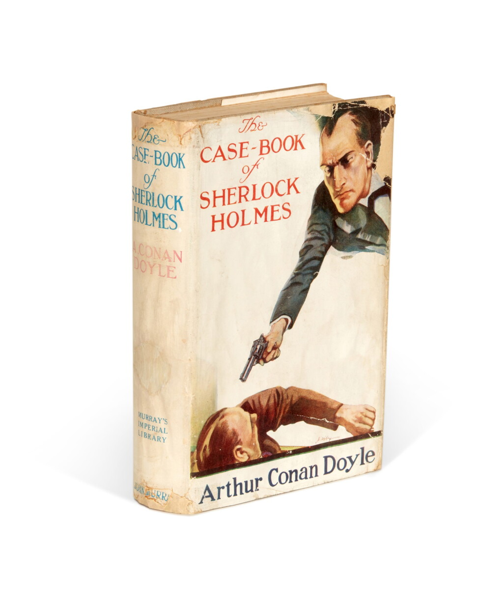 View full screen - View 1 of Lot 99. Arthur Conan Doyle | The Case-book of Sherlock Holmes, 1927, dust-jacket.