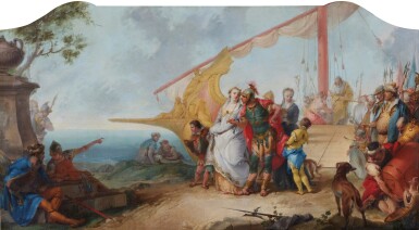 View full screen - View 1 of Lot 351. Reunion of Anthony and Cleopatra in Alexandria.