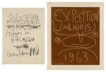 Exposition Vallauris (Bloch 1300; Baer 1341); and Dibujos de Picasso (Bloch 1292; Mourlot 337)