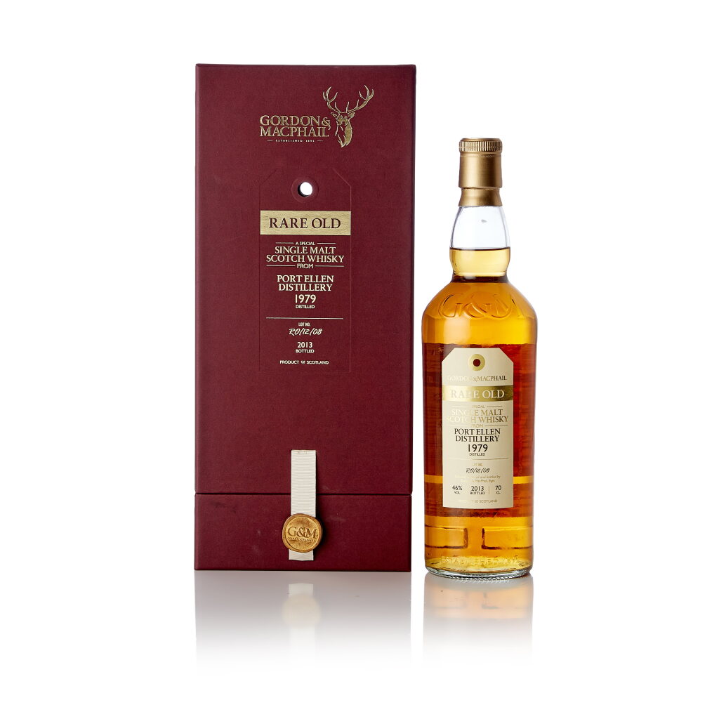 View full screen - View 1 of Lot 1154. Port Ellen Gordon & Macphail Rare Old 34 Years 46.0 abv 1979 (1 BT70).