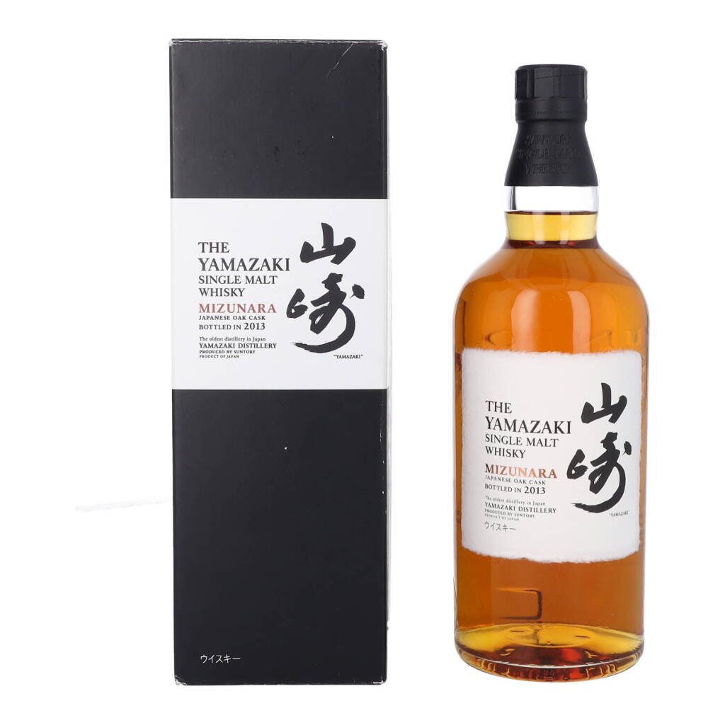 View full screen - View 1 of Lot 5435. The Yamazaki Mizunara 2013 Release 48.0 abv NV (1 BT70).