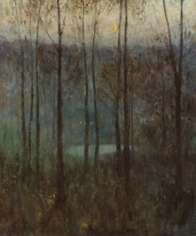 View full screen - View 1 of Lot 434. Nocturne, Trees.