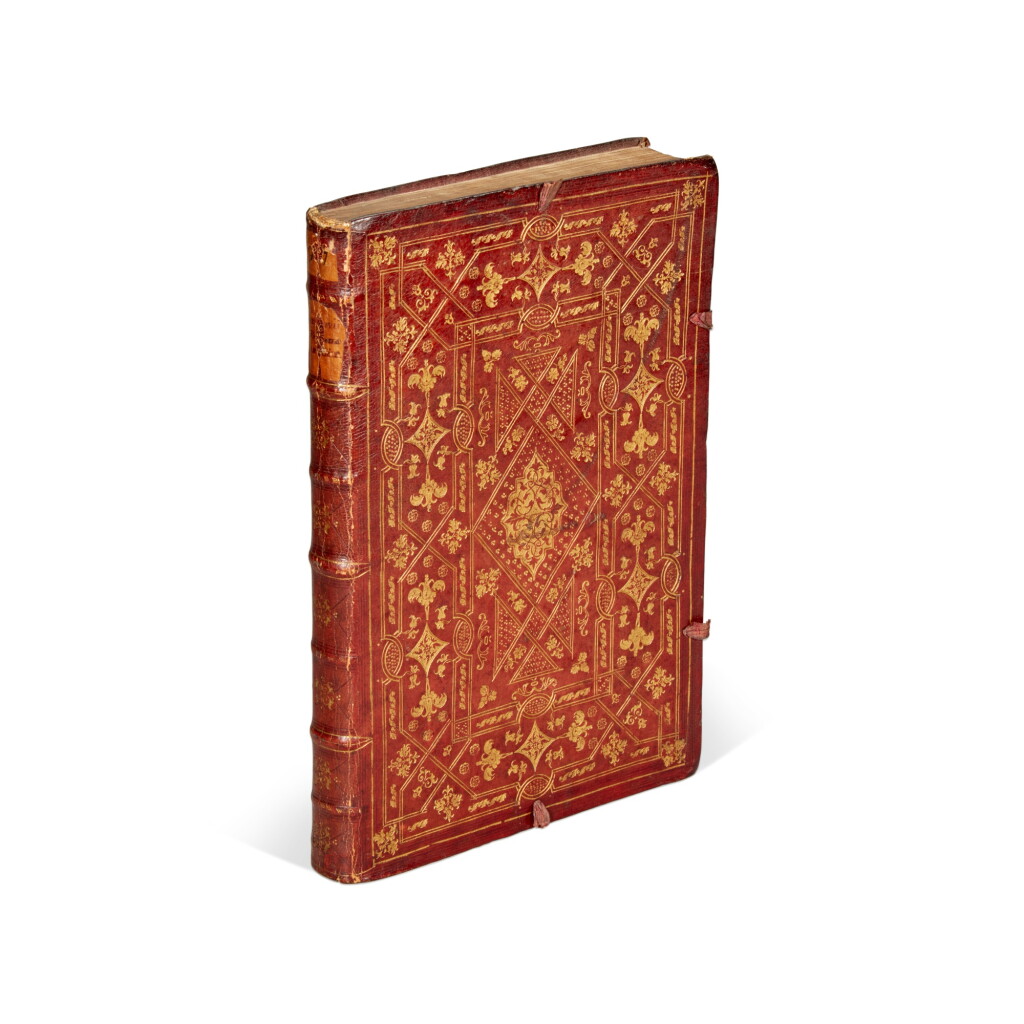 View full screen - View 1 of Lot 656. Vitruvius, De architectura libri decem, Venice, 1567, contemporary Bolognese morocco gilt.