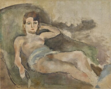 View full screen - View 1 of Lot 502. Femme au divan.