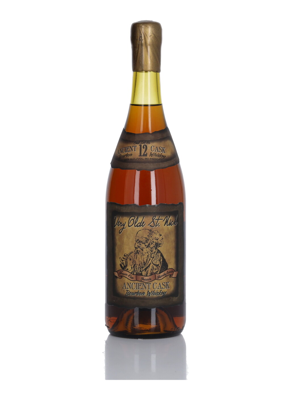View full screen - View 1 of Lot 411. Very Olde St. Nick Ancient Cask 12 Year Old 90 Proof NV (1 Bottle 75cl).