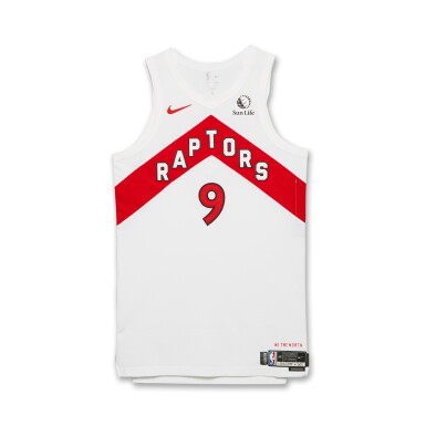 View full screen - View 1 of Lot 46. RJ Barrett Toronto Raptors 2025-2026 Game Worn Association Edition Jersey .