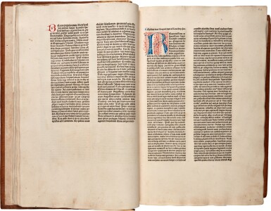 View full screen - View 1 of Lot 40. Gregory I, Pope | Moralia, sive expositio in Job, Rome, 1475.